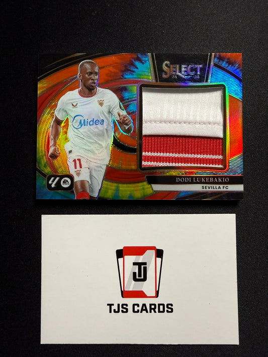 Dodi Lukebakio - Tie-Dye Patch /25 - Panini Select La Liga 2024/25
