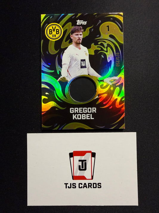 Gregor Kobel - Match-Worn Patch /250 - TOPPS Borussia Dortmund Team Set 2024/25