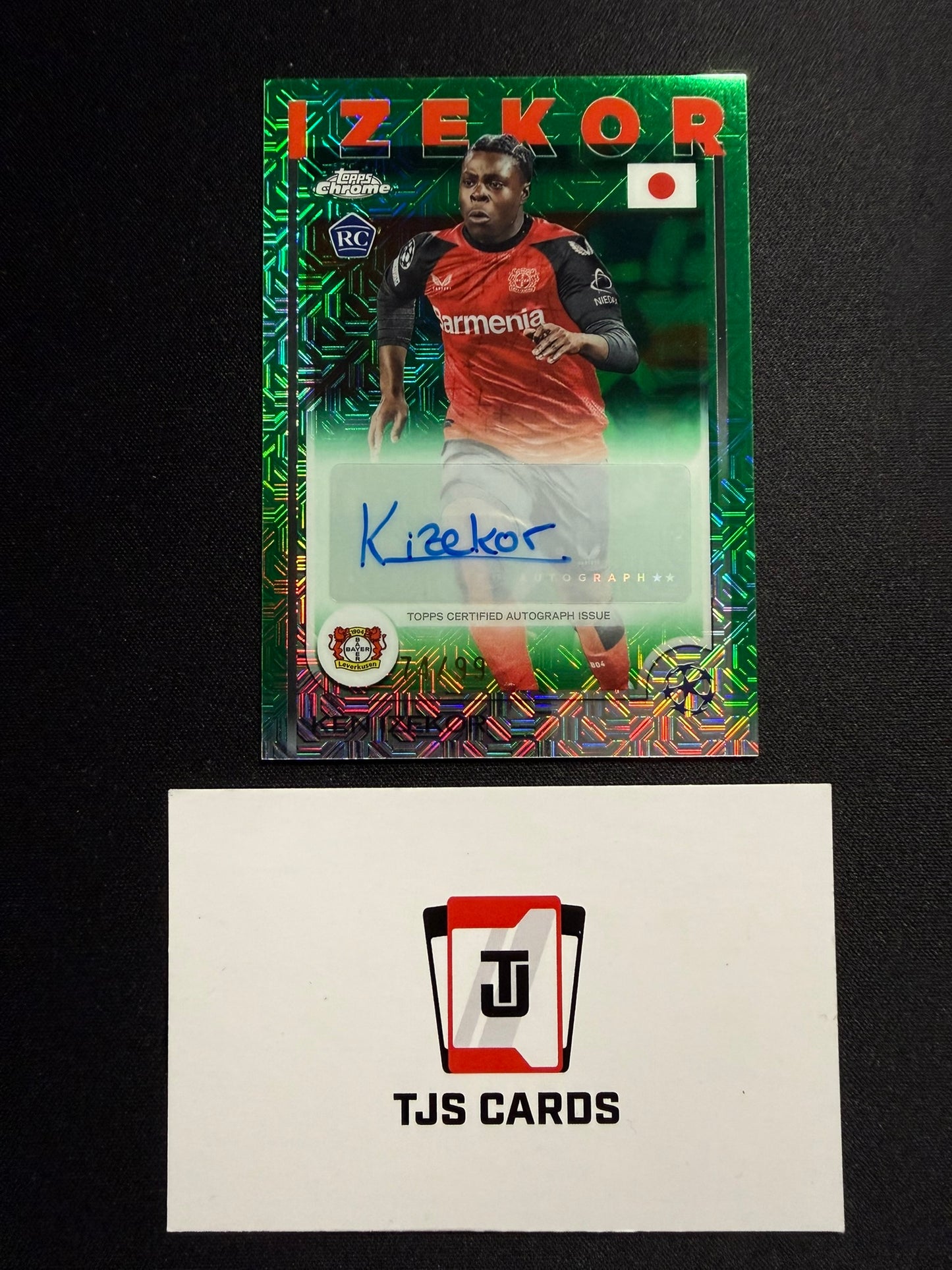 Ken Izekor - Rookie Green Mojo Auto /99 - TOPPS UCC Japan 2024/25