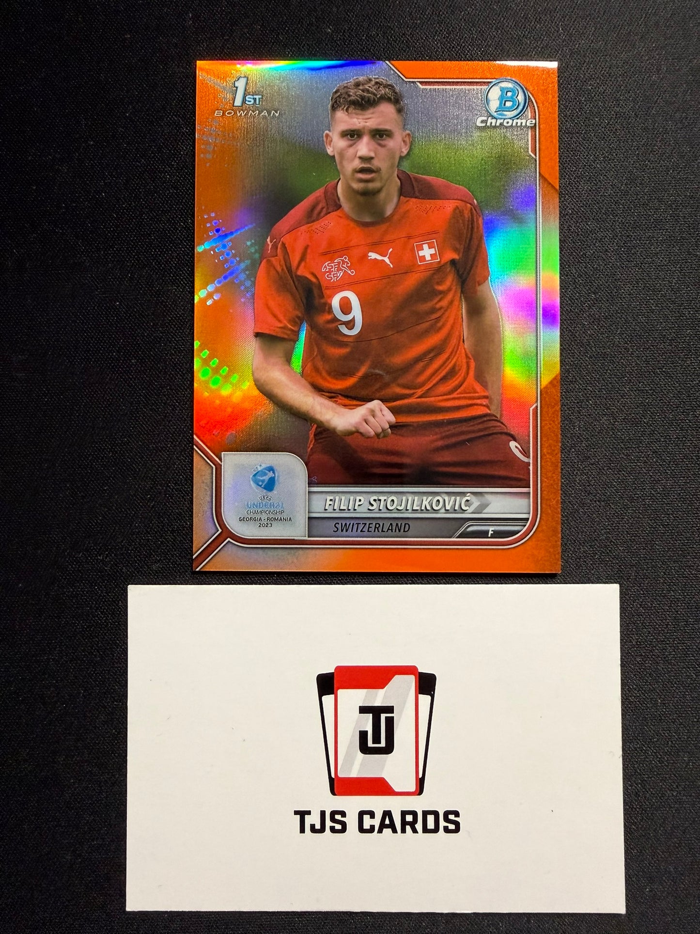 Filip Stojilkovic - 1st Orange /75 - TOPPS Bowman Chrome UEFA U21 EURO 2023