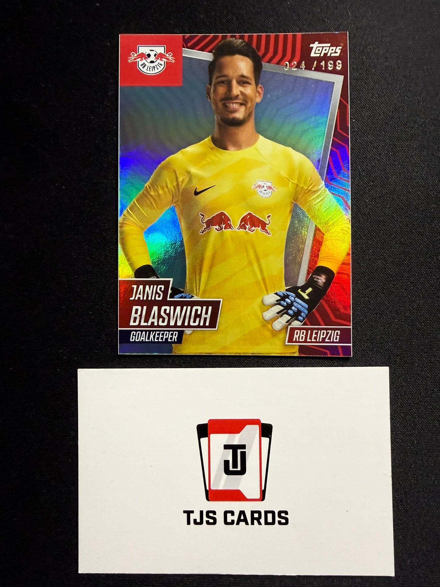 Janis Blaswich - /199 - TOPPS 100% RB Leipzig 2023/24