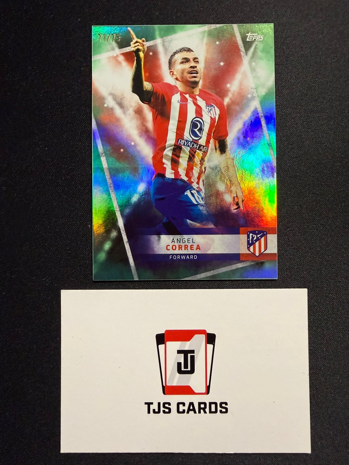 Angel Correa - Aqua Take Off /75 - TOPPS Atletico Madrid Team Set 2023/24