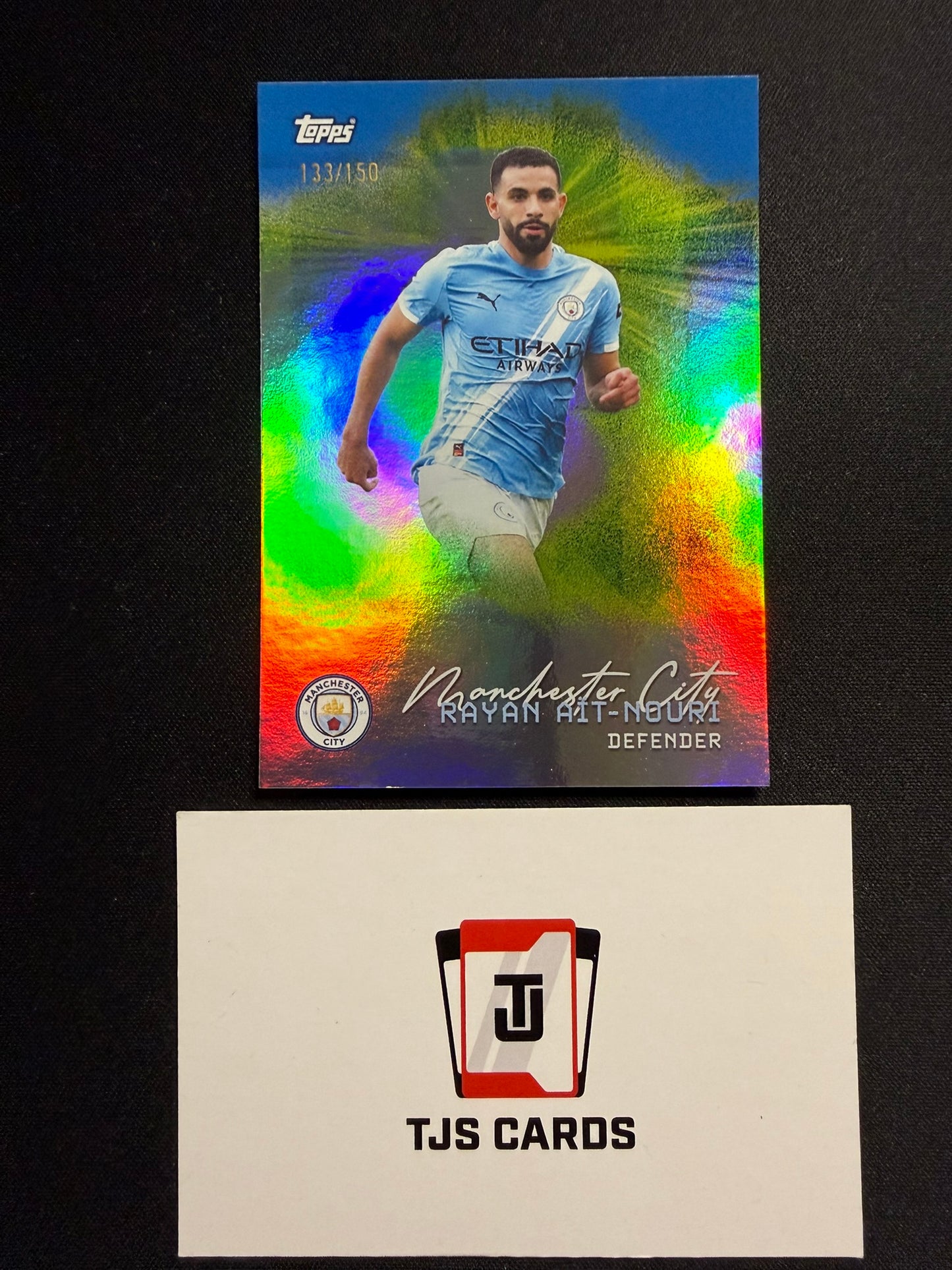 Rayan Ait-Nouri - Blue /150 - TOPPS Manchester City Team Set 2025/26