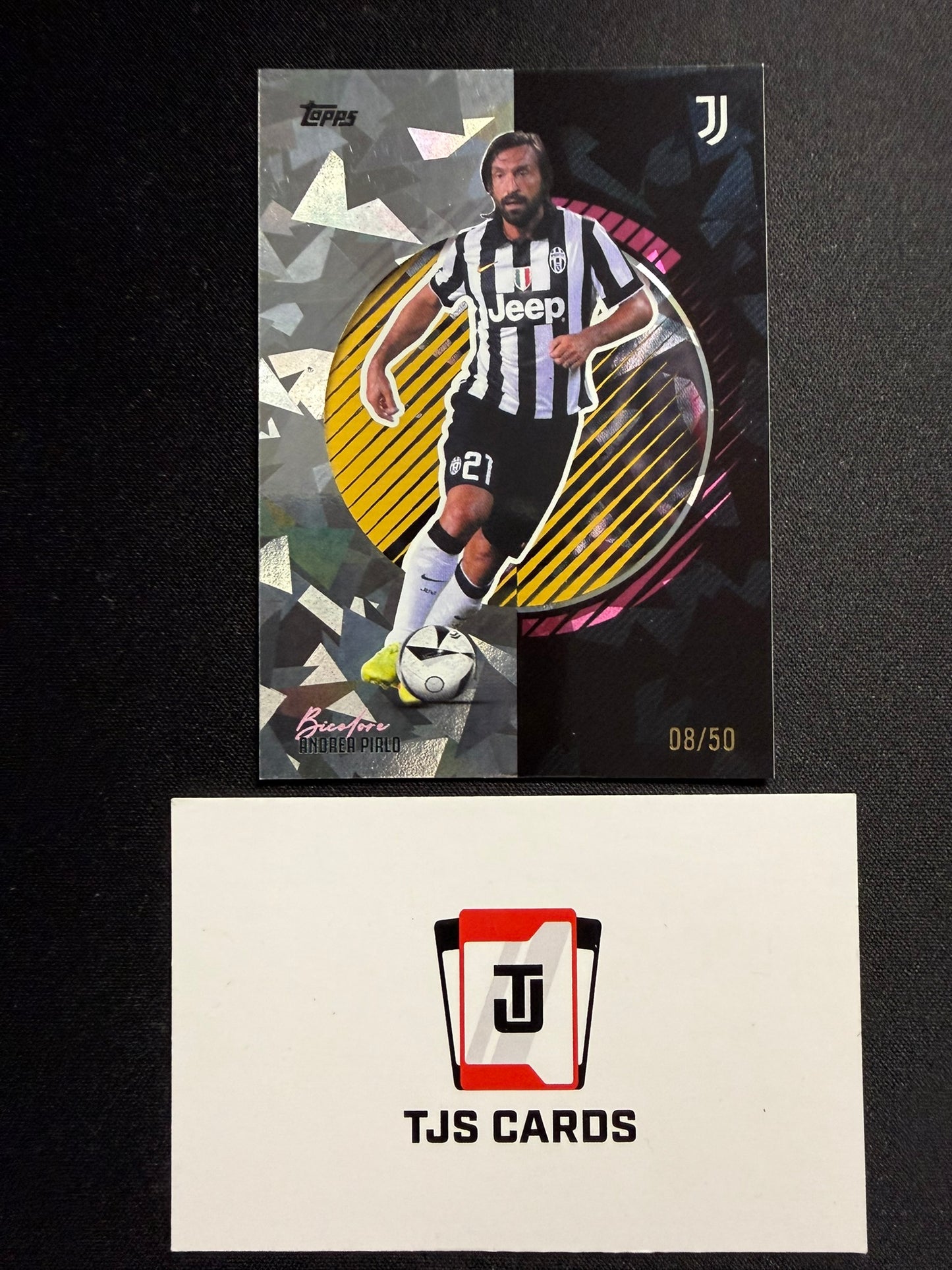 Andrea Pirlo - Gold Cracked Ice /50 - TOPPS Juventus Team Set 2025/26