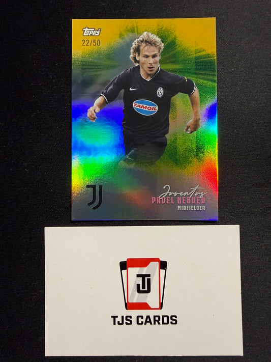 Pavel Nedved - Gold /50 - TOPPS Juventus Team Set 2025/26
