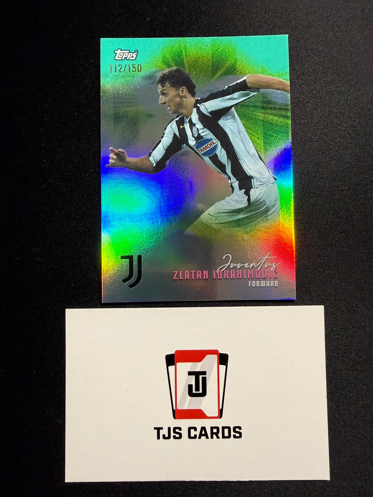Zlatan Ibrahimovic - Aqua /150 - TOPPS Juventus Team Set 2025/26