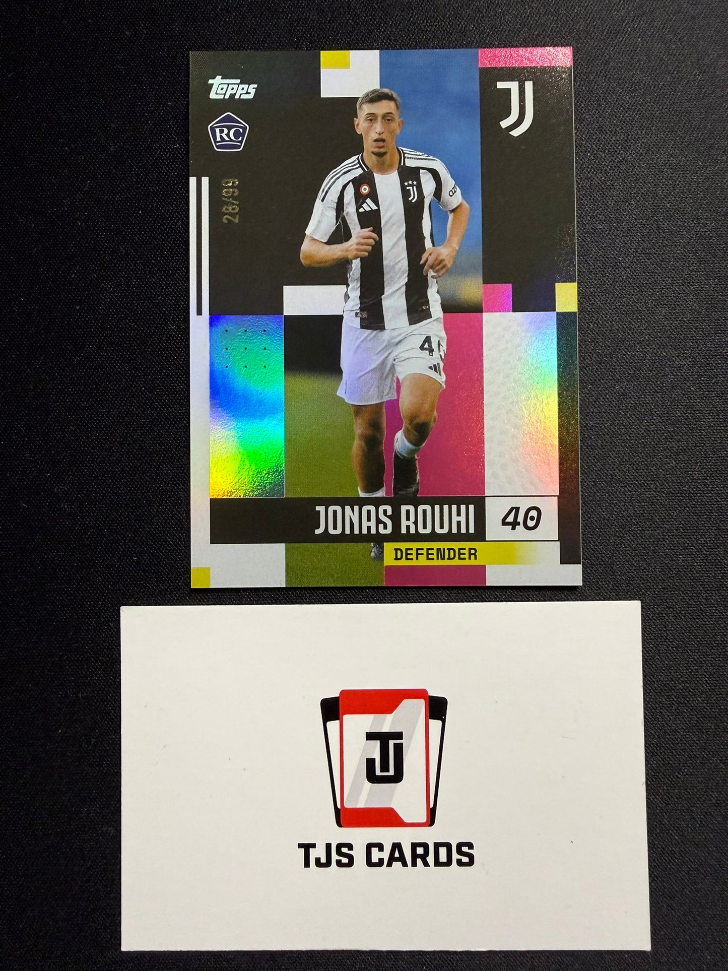 Jonas Rouhi - Pink Rookie /99 - TOPPS Juventus Team Set 2024/25