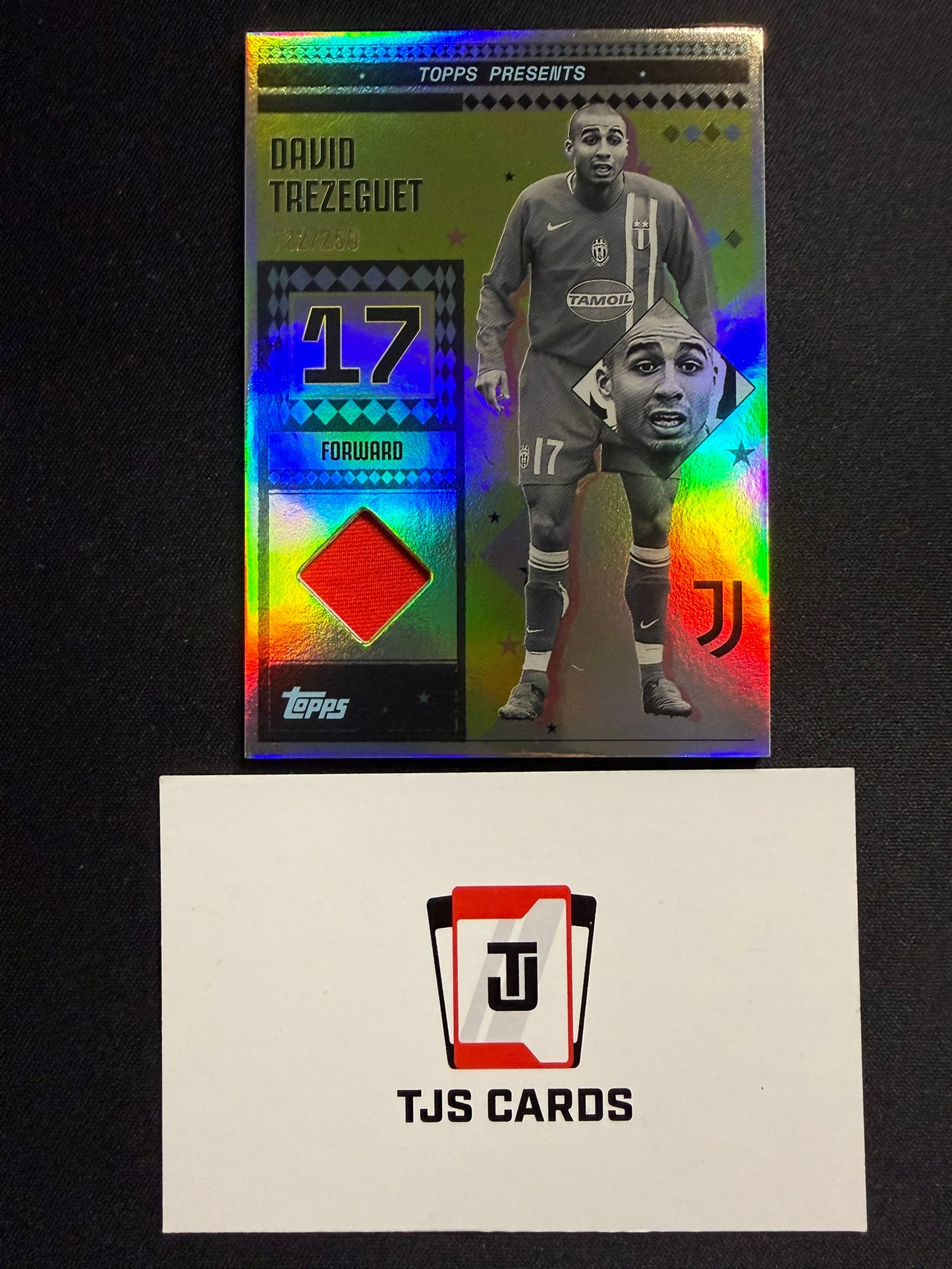 David Trezeguet - Match-Worn Patch /250 - TOPPS Juventus Team Set 2024/25