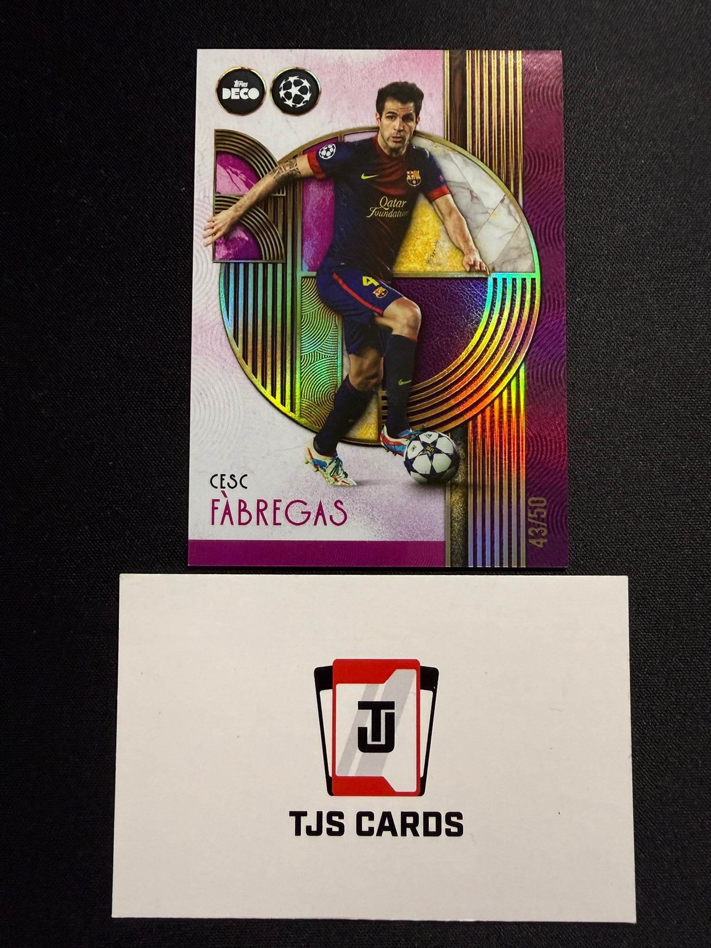 Cesc Fabregas - Pink Legends /50 - TOPPS Deco UCC 2025/26