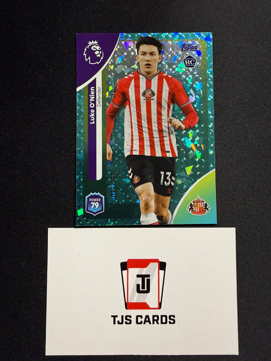 Luke O'Nien - Rookie Aqua Sparkle /499 - TOPPS Premier League 2025/26
