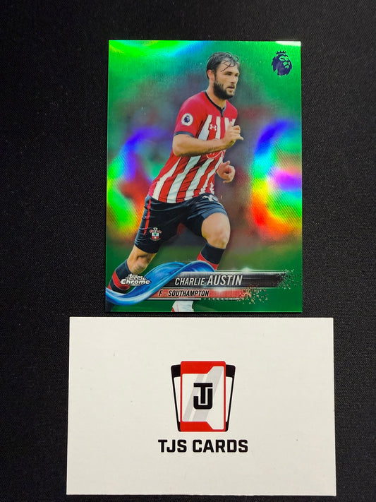 Charlie Austin - Green /99 - TOPPS Chrome Premier League 2018/19