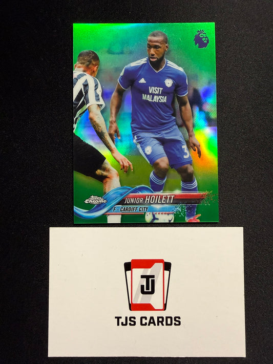 Junior Hoilett - Green /99 - TOPPS Chrome Premier League 2018/19