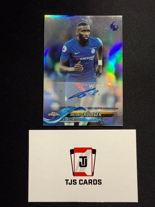 Antonio Rudiger - Auto - TOPPS Chrome Premier League 2018/19