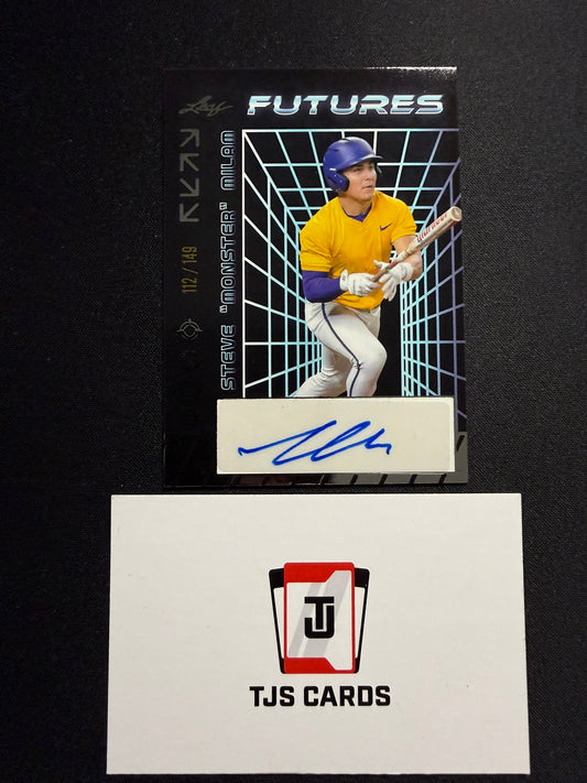 Steve "Monster" Milam - Silver Auto /149 - Leaf Futures 2024