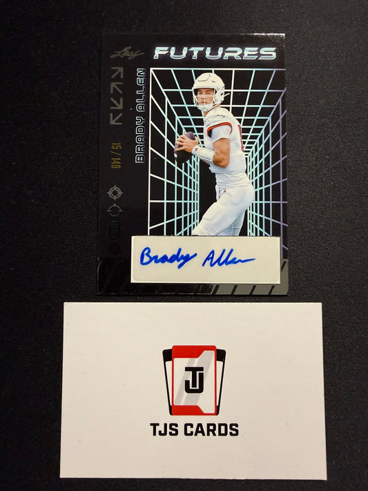 Brady Allen - Silver Auto /149 - Leaf Futures 2024