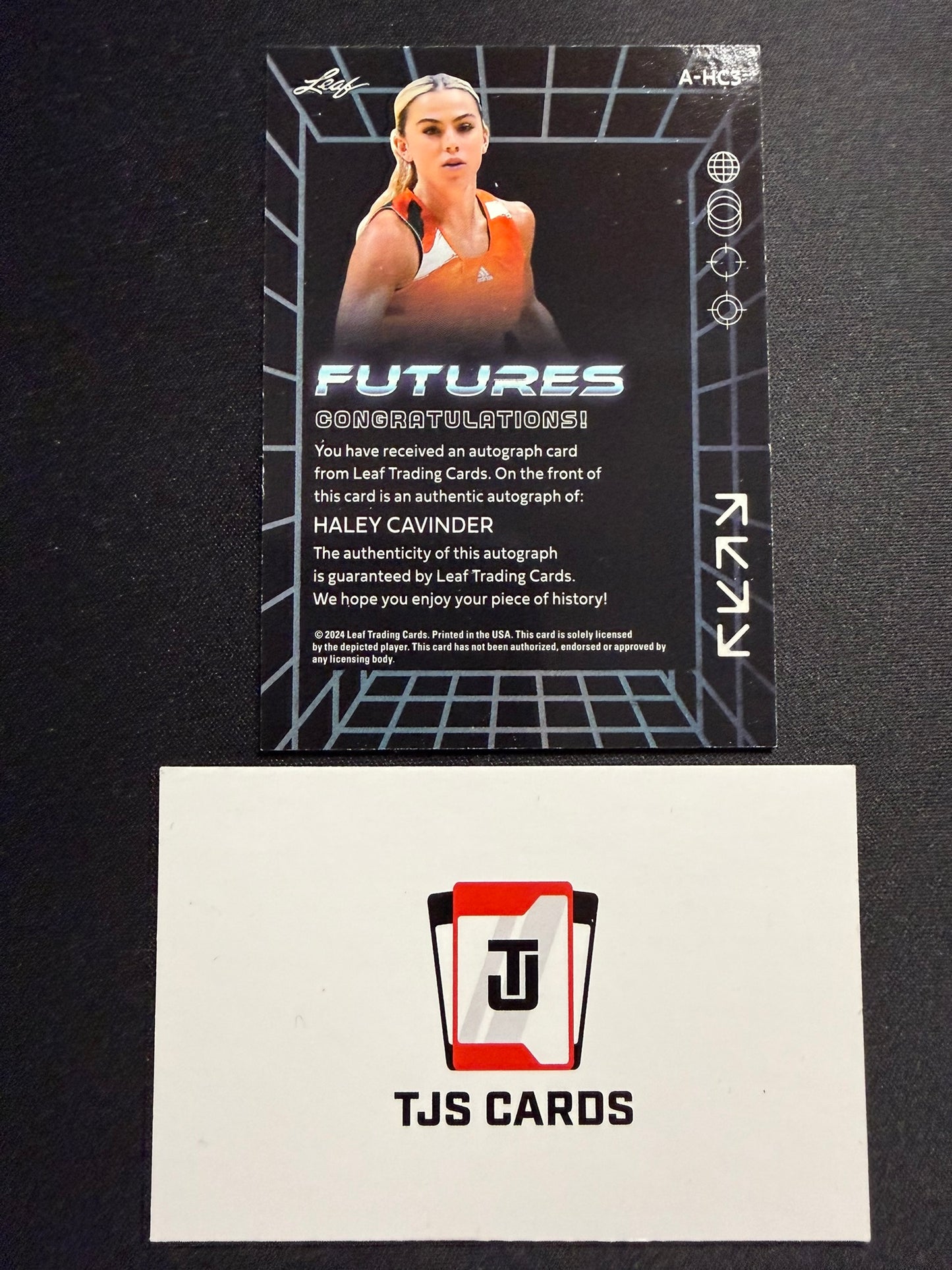 Hayley Cavinder - Gold Auto /99 - Leaf Futures 2024