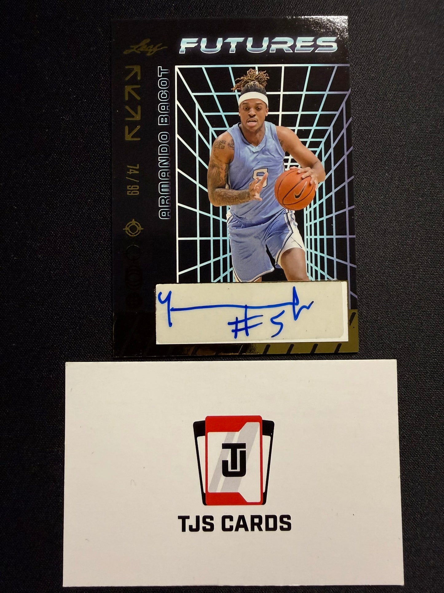 Armando Bacot - Gold Auto /99 - Leaf Futures 2024