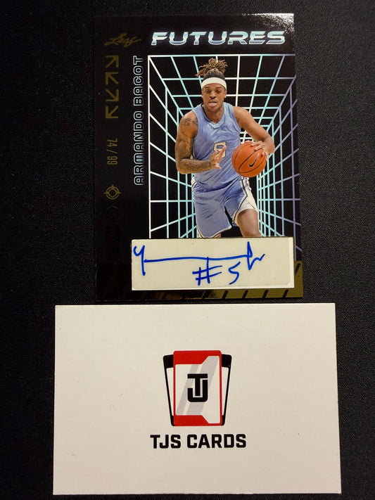 Armando Bacot - Gold Auto /99 - Leaf Futures 2024