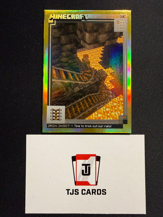 Iron Ingot - Gold Crafting Chronicles /50 - Panini Minecraft Special Edition 2025