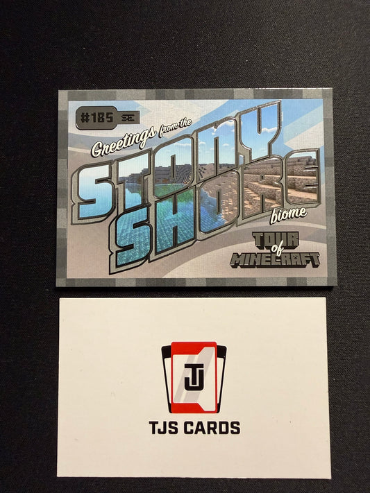 Stony Shore Biome - Tour Of Minecraft Stone /199 - Panini Minecraft Special Edition 2025