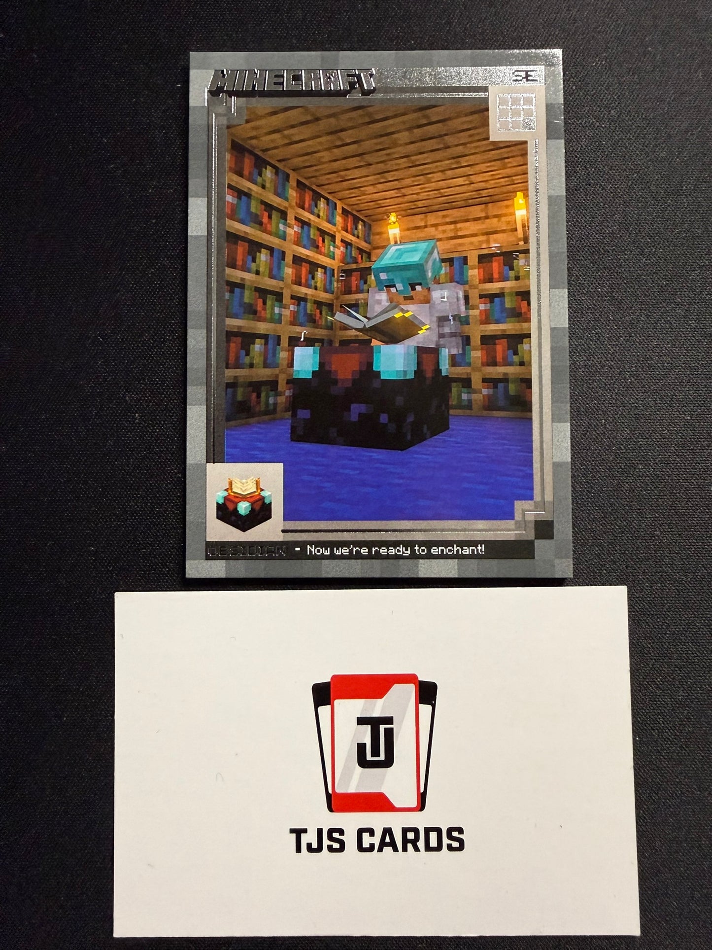 Obsidian - Crafting Chronicles Stone /199 - Panini Minecraft Special Edition 2025