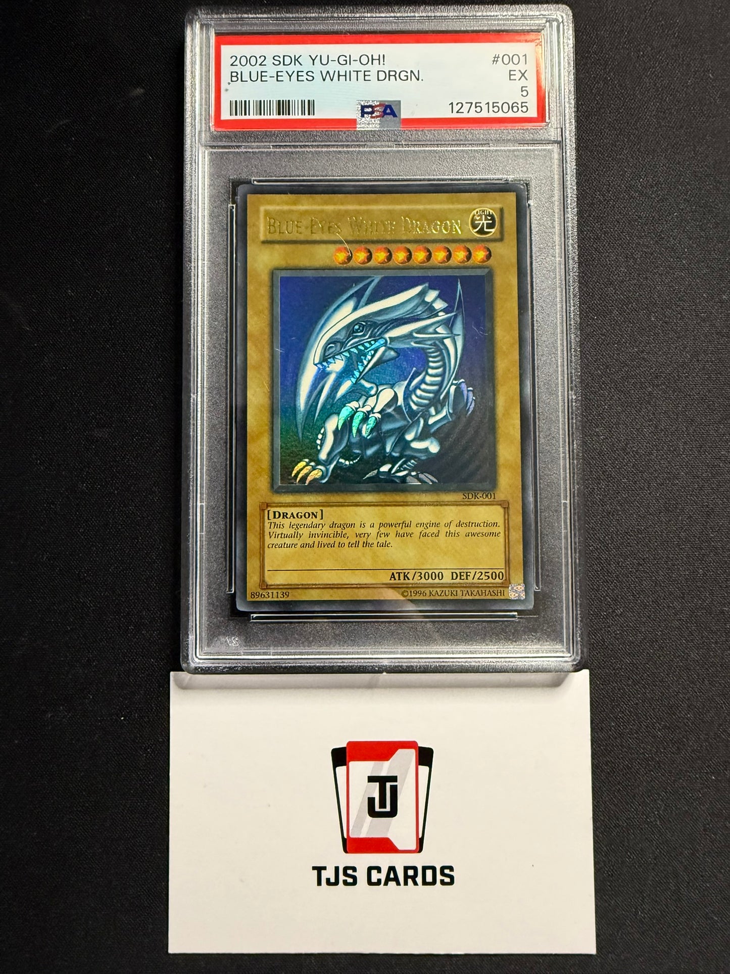 Blue-Eyes White Dragon - PSA 5 - Ultra Rare SDK-001 - YuGiOh
