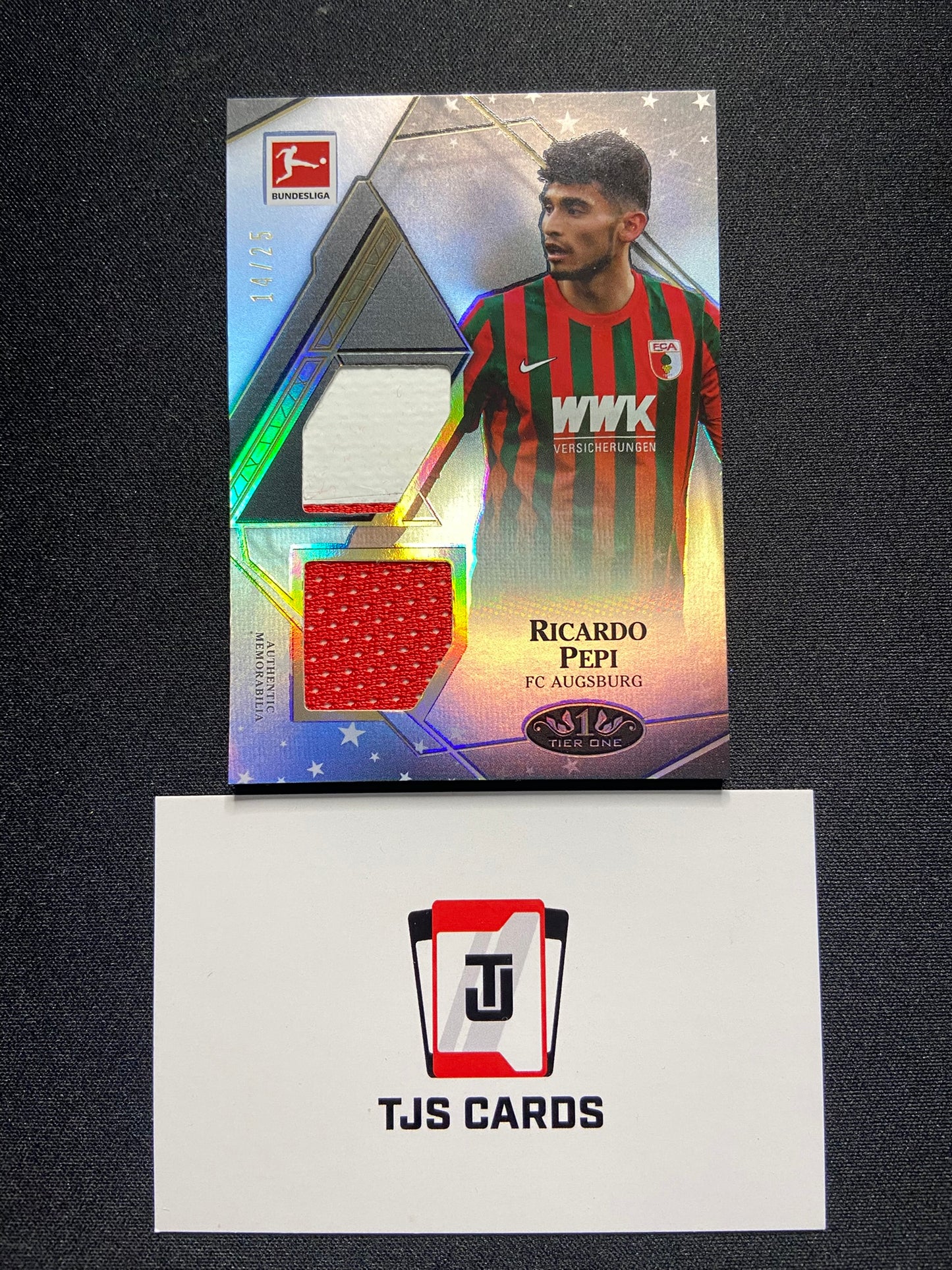 Ricardo Pepi - Dual Patch /25 - TOPPS Tier One Bundesliga 2021/22
