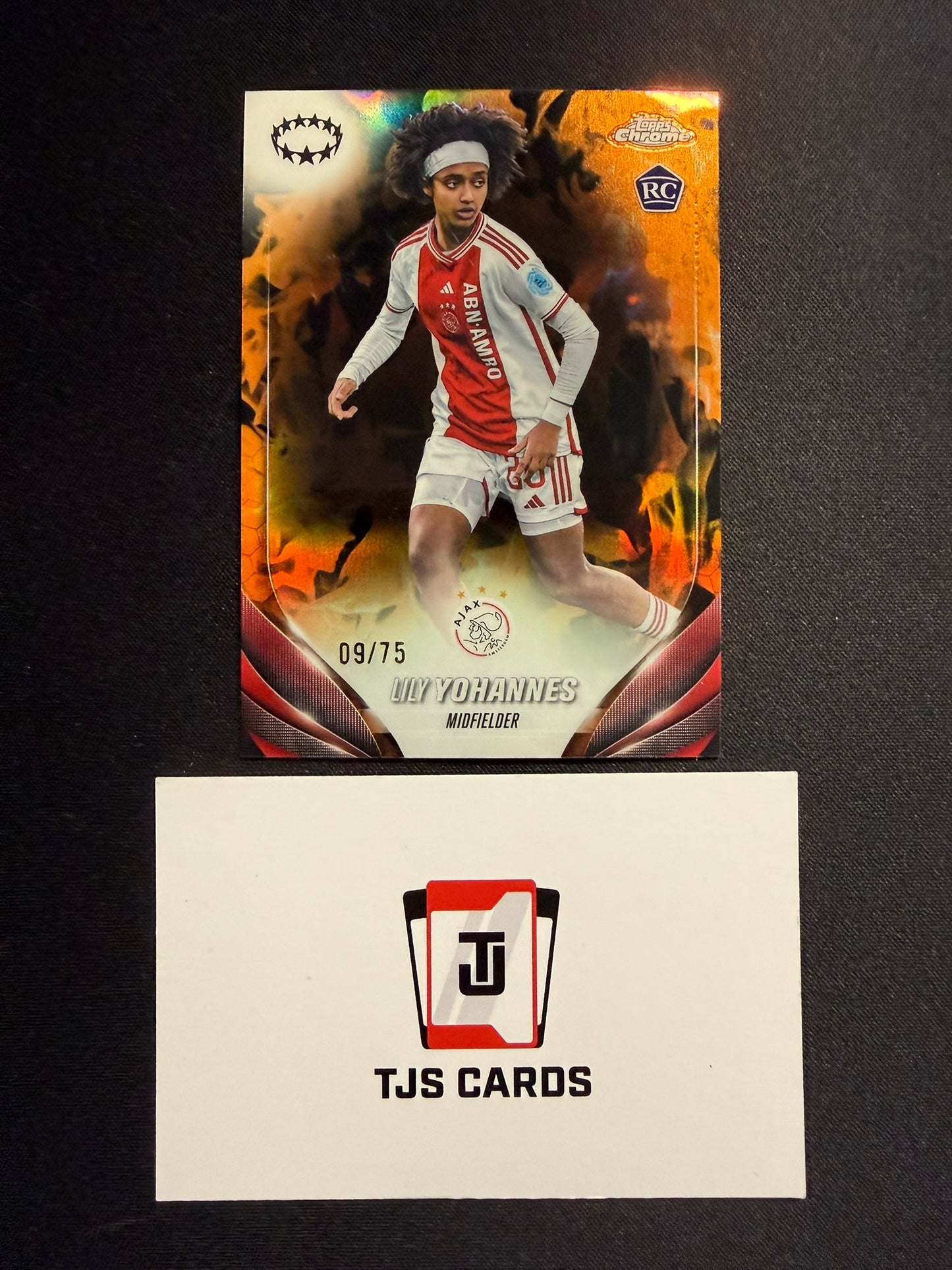 Lily Yohannes - Rookie Inferno /75 - TOPPS Chrome UWCL 2023/24