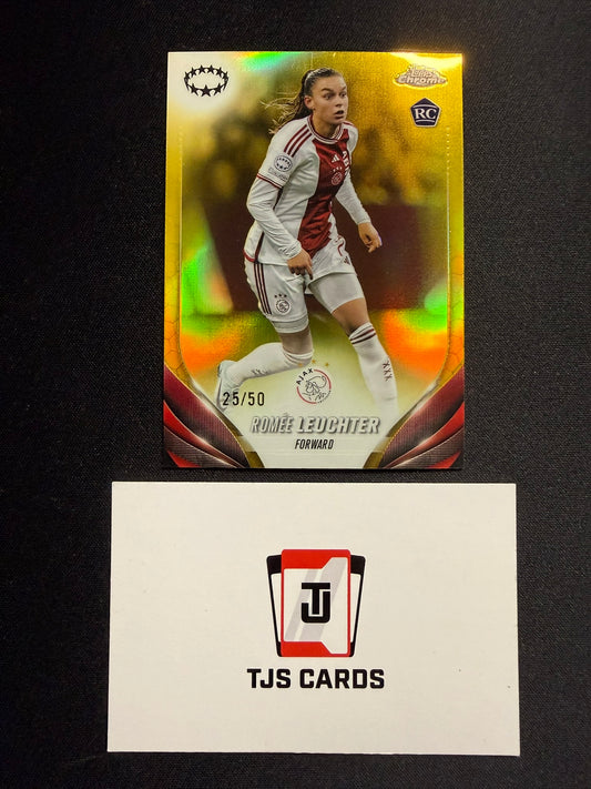 Romee Leuchter - Rookie Gold /50 - TOPPS Chrome UWCL 2023/24