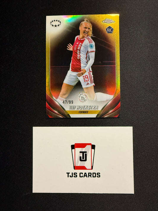 Tiny Hoekstra - Rookie Colour Match /99 - TOPPS Chrome UWCL 2023/24