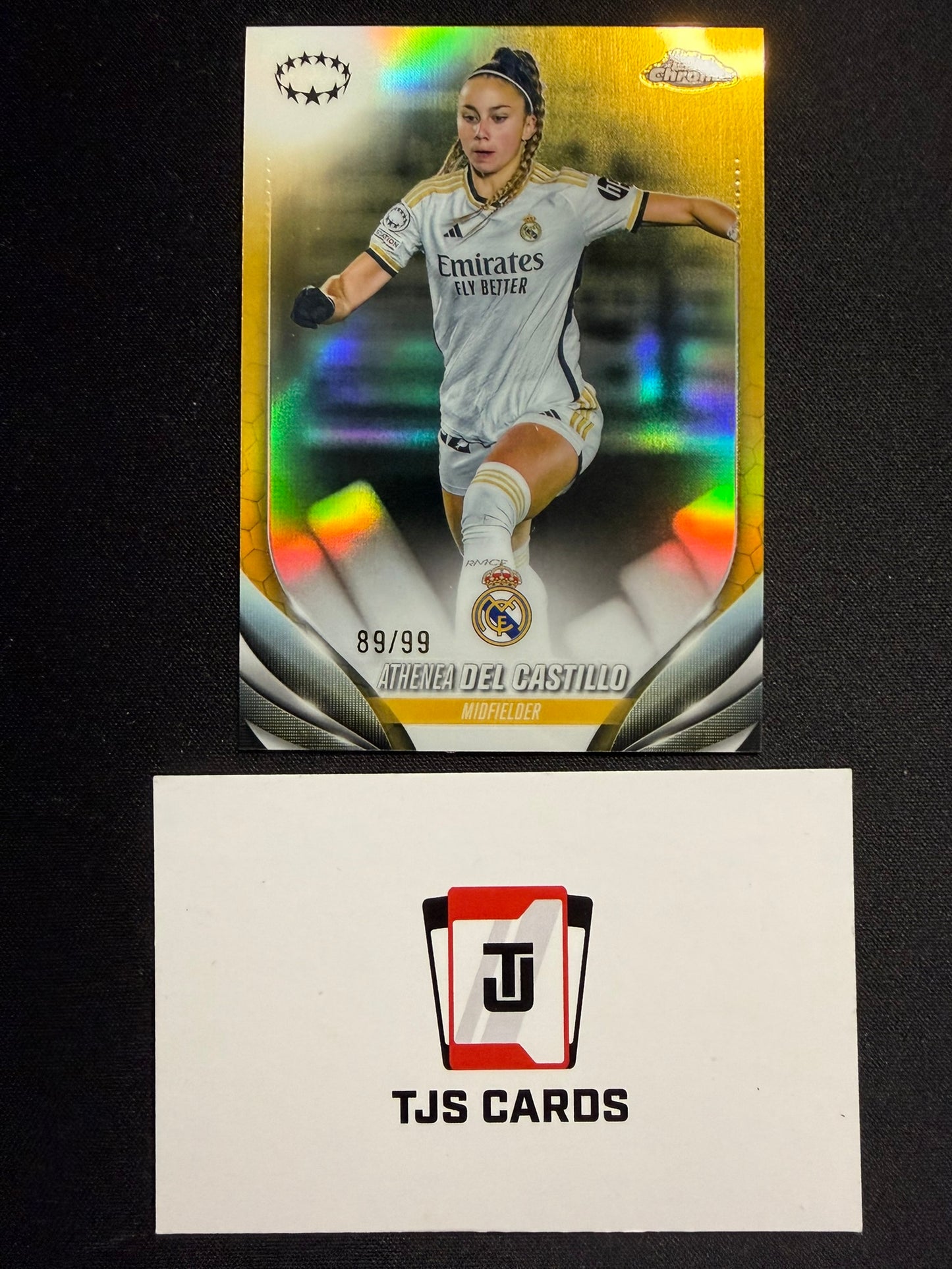 Athenea Del Castillo - Colour Match /99 - TOPPS Chrome UWCL 2023/24