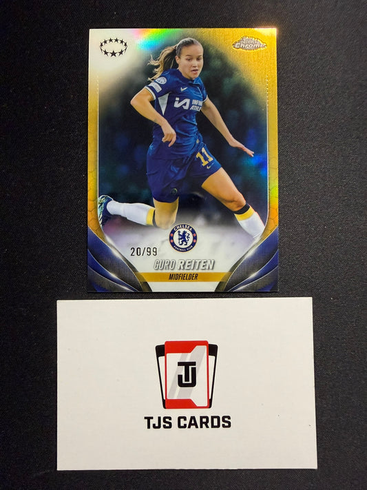Guro Reiten - Colour Match /99 - TOPPS Chrome UWCL 2023/24