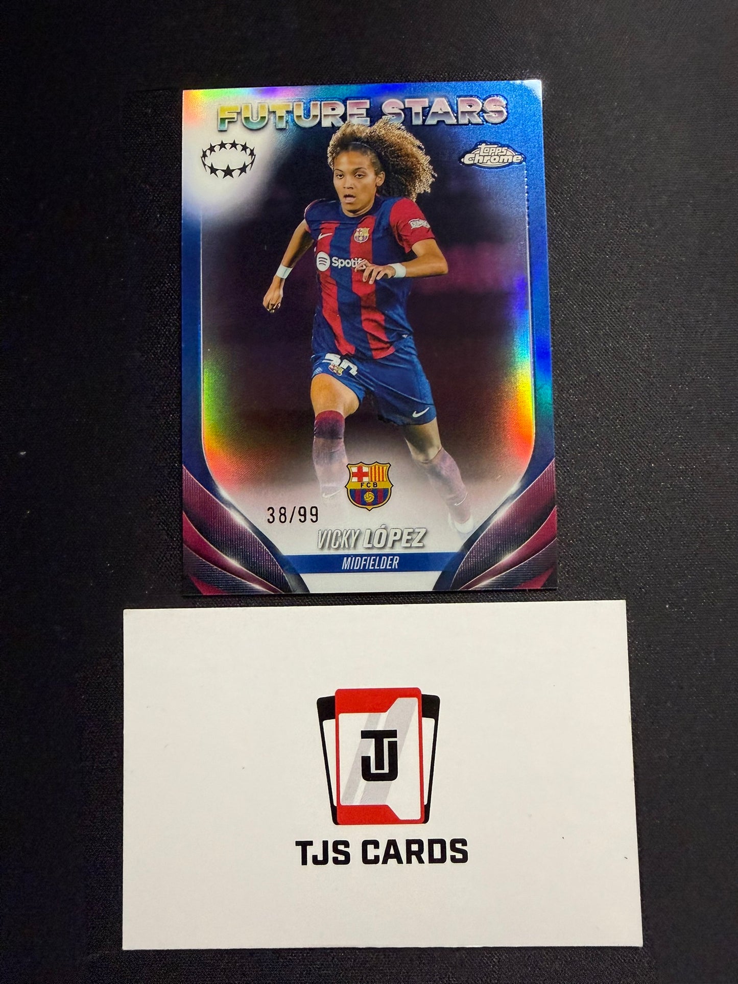 Vicky Lopez - Colour Match /99 - TOPPS Chrome UWCL 2023/24