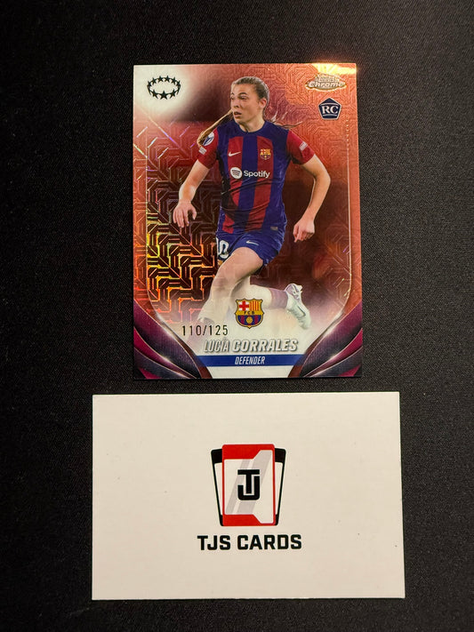 Lucia Corrales - Rookie Rose Gold Mojo /125 - TOPPS Chrome UWCL 2023/24