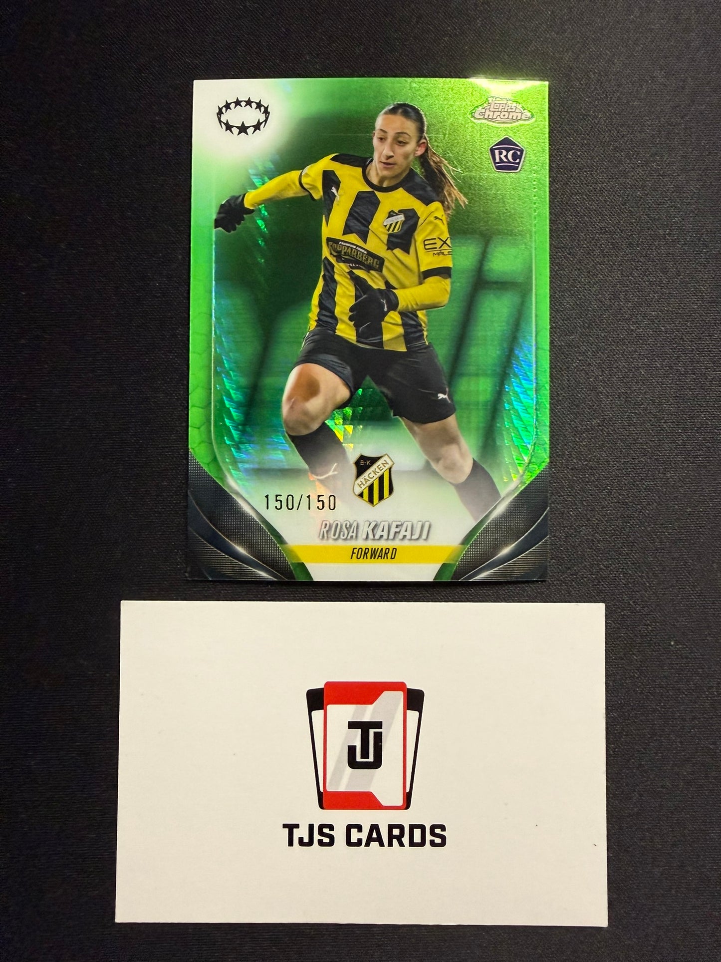 Rosa Kafaji - Rookie Green Prism /150 - TOPPS Chrome UWCL 2023/24