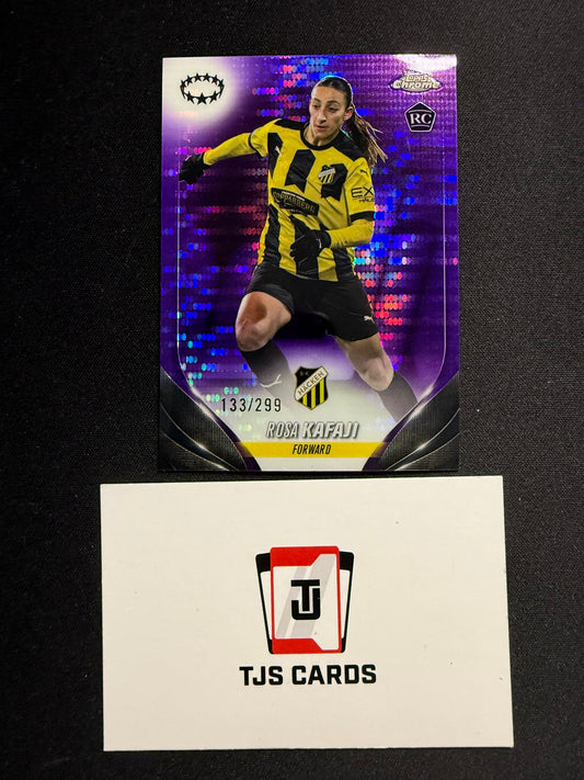 Rosa Kafaji - Rookie Purple Pulsar /299 - TOPPS Chrome UWCL 2023/24