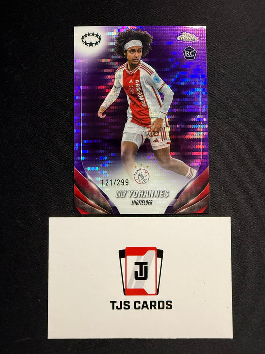 Lily Yohannes - Rookie Purple Pulsar /299 - TOPPS Chrome UWCL 2023/24