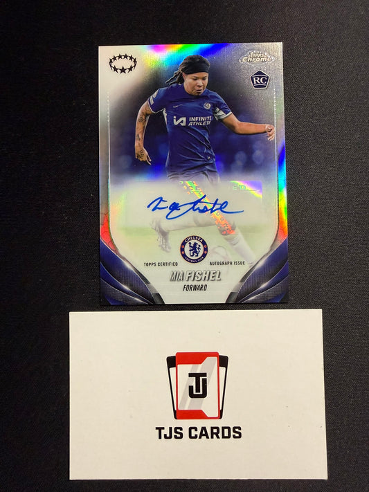 Mia Fishel - Rookie Auto - TOPPS Chrome UWCL 2023/24