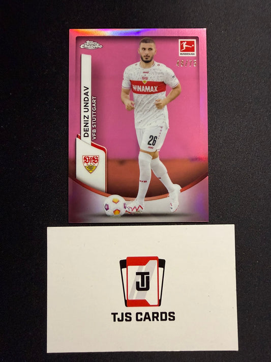 Deniz Undav - Pink /75 - TOPPS Bundesliga Chrome 2023/24