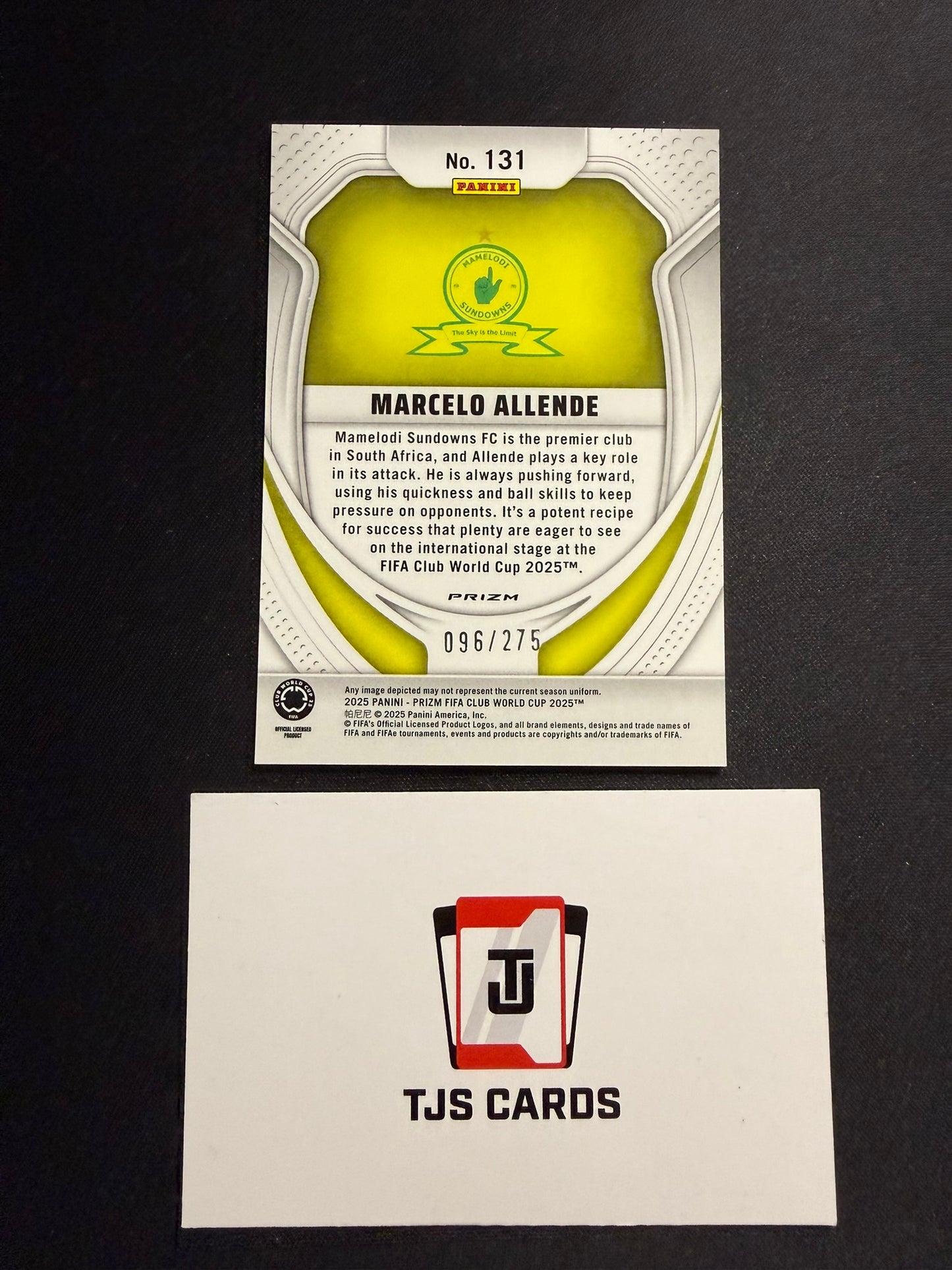 Marcelo Allende - Rookie Blue Seismic /275 - Panini FIFA Club World Cup 2025