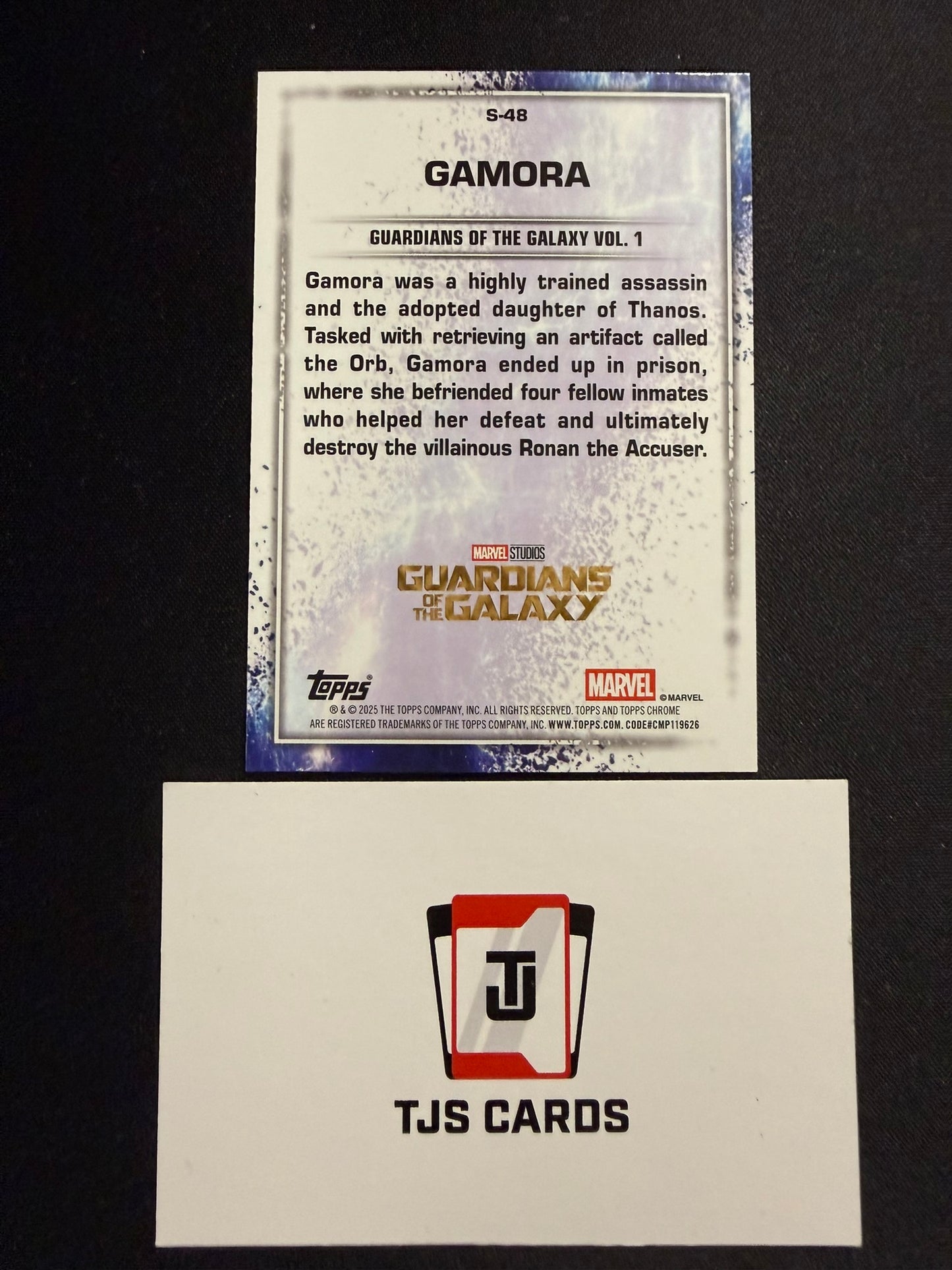 Gamora - Snap Variation /99 - TOPPS Chrome Marvel Studios 2025