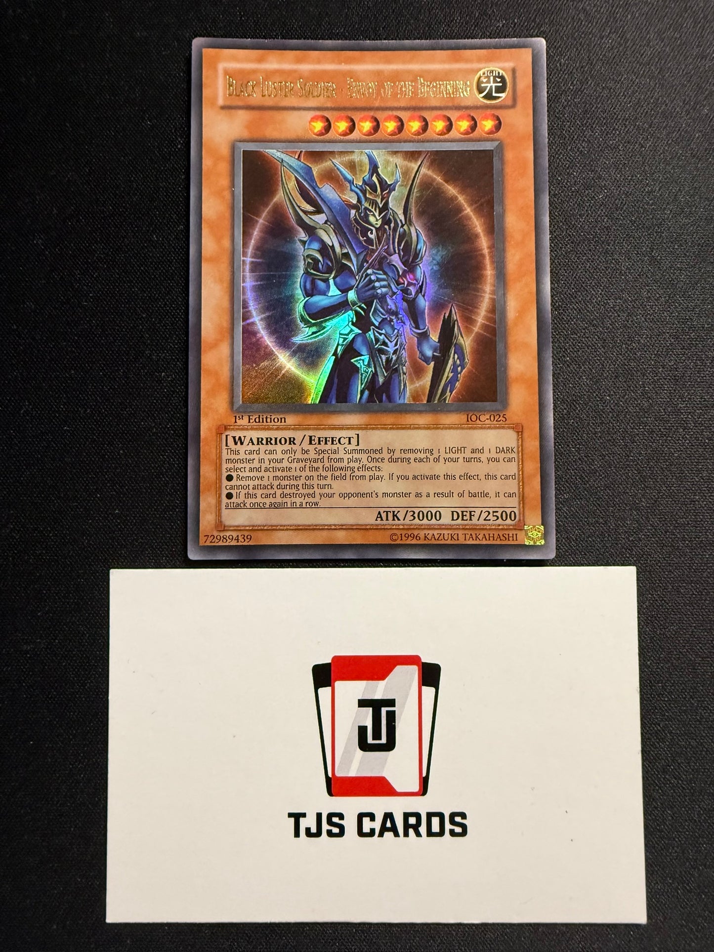 Black Luster Soldier - Envoy Of The Beginning - Ultra Rare 1st Edition IOC-025 - LP - YuGiOh