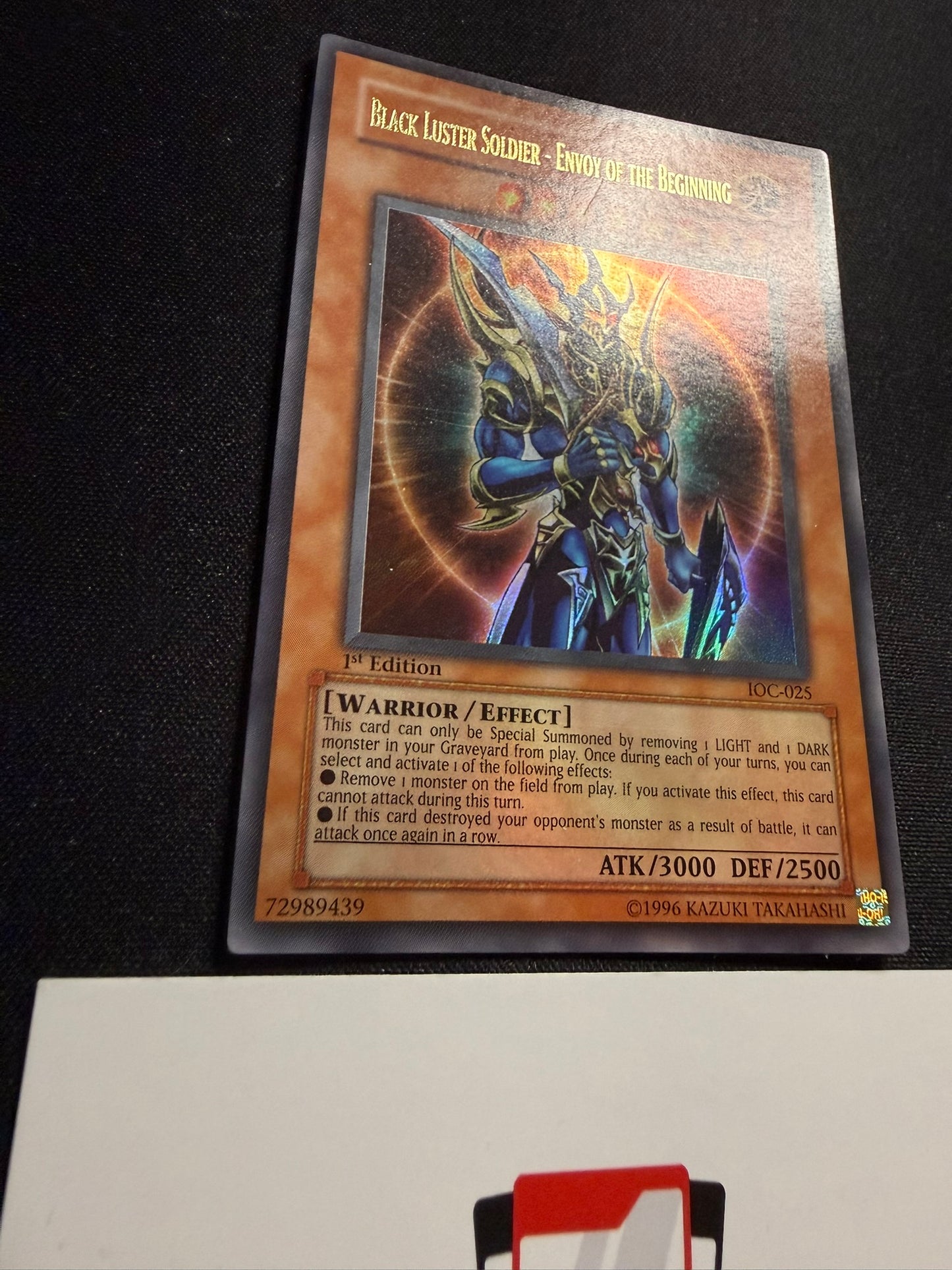 Black Luster Soldier - Envoy Of The Beginning - Ultra Rare 1st Edition IOC-025 - LP - YuGiOh