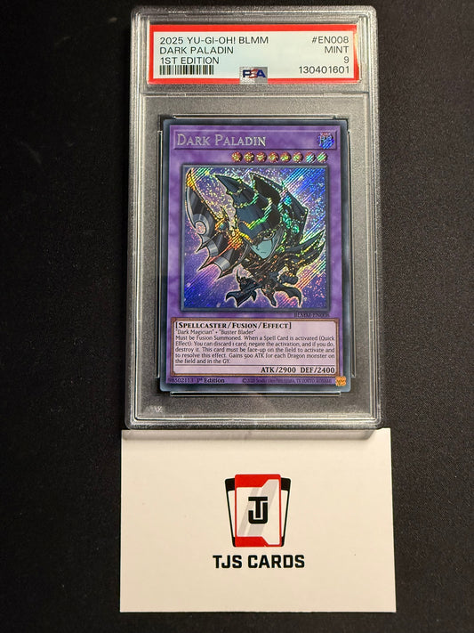Dark Paladin - PSA 9 - Secret Rare 1st Edition BLMM-EN008 - YuGiOh