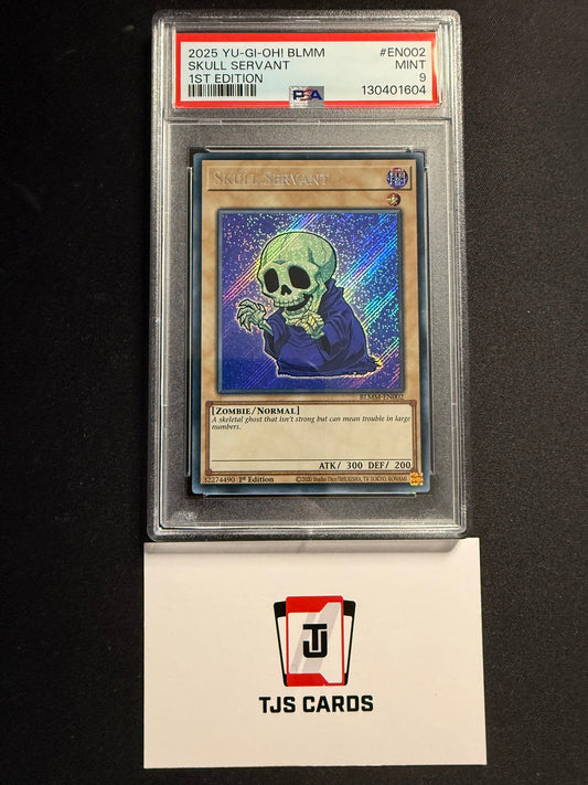 Skull Servant - PSA 9 - Secret Rare 1st Edition BLMM-EN002 - YuGiOh