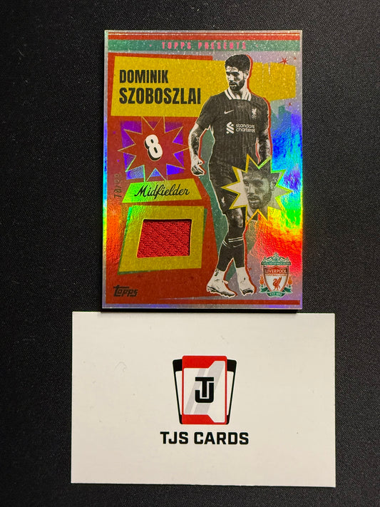 Dominik Szoboszlai - Player-Worn Patch /99 - TOPPS Liverpool Team Set 2024/25