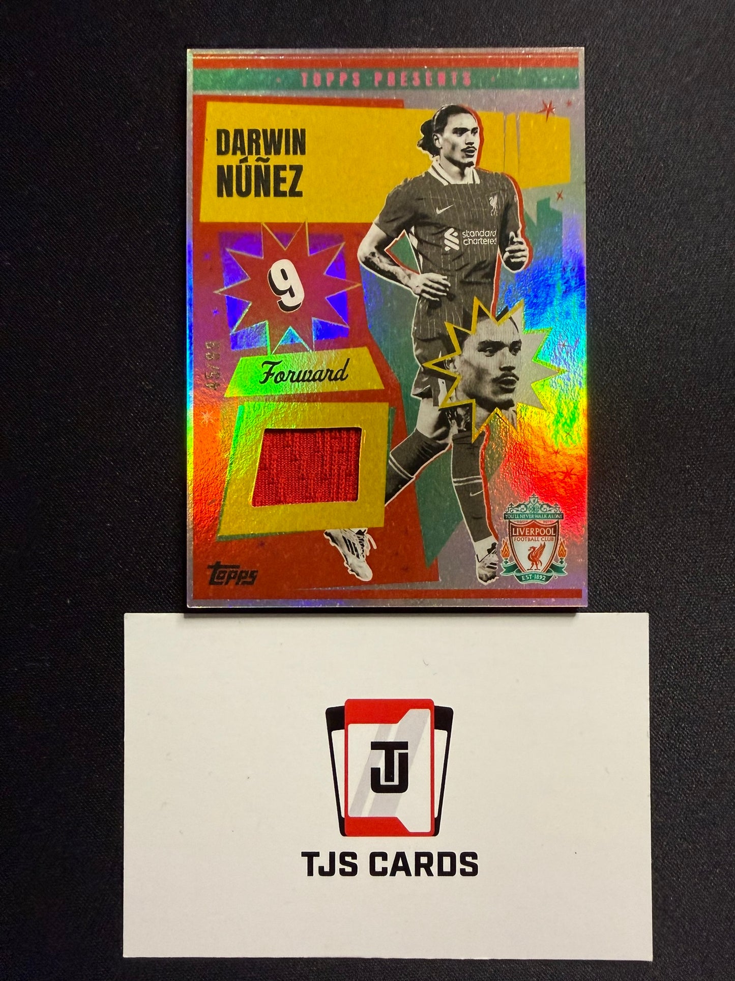 Darwin Nunez - Match-Worn Patch /99 - TOPPS Liverpool Team Set 2024/25