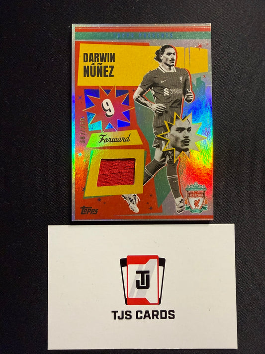 Darwin Nunez - Match-Worn Patch /250 - TOPPS Liverpool Team Set 2024/25