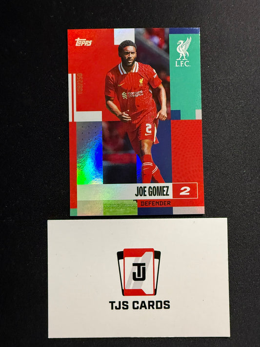 Joe Gomez - Blue /250 - TOPPS Liverpool Team Set 2024/25