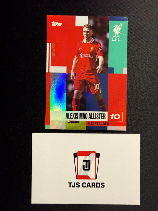 Alexis Mac Allister - Blue /250 - TOPPS Liverpool Team Set 2024/25